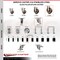 Service Caster 5 Inch 316SS High Temp Glass Filled Nylon 1-1/4 Inch Expanding Stem Caster SCC SCC-SS316EX20S514-GFNSHT-114 - alternate 1